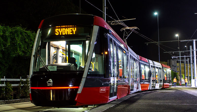 Début des tests pour le tramway lumière assemblé par Alstom